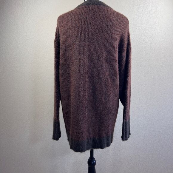 Banana Republic Chocolate brown Alpaca Yarn Sweater/ Italian Yarn Sweater size S - Picture 14 of 16